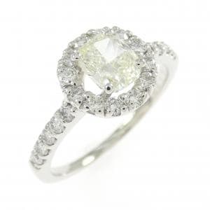 PT900 ダイヤモンド リング 0.597CT M VS1 ファンシーカット