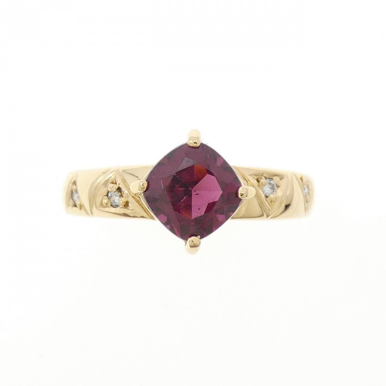 K18YG ガーネット リング