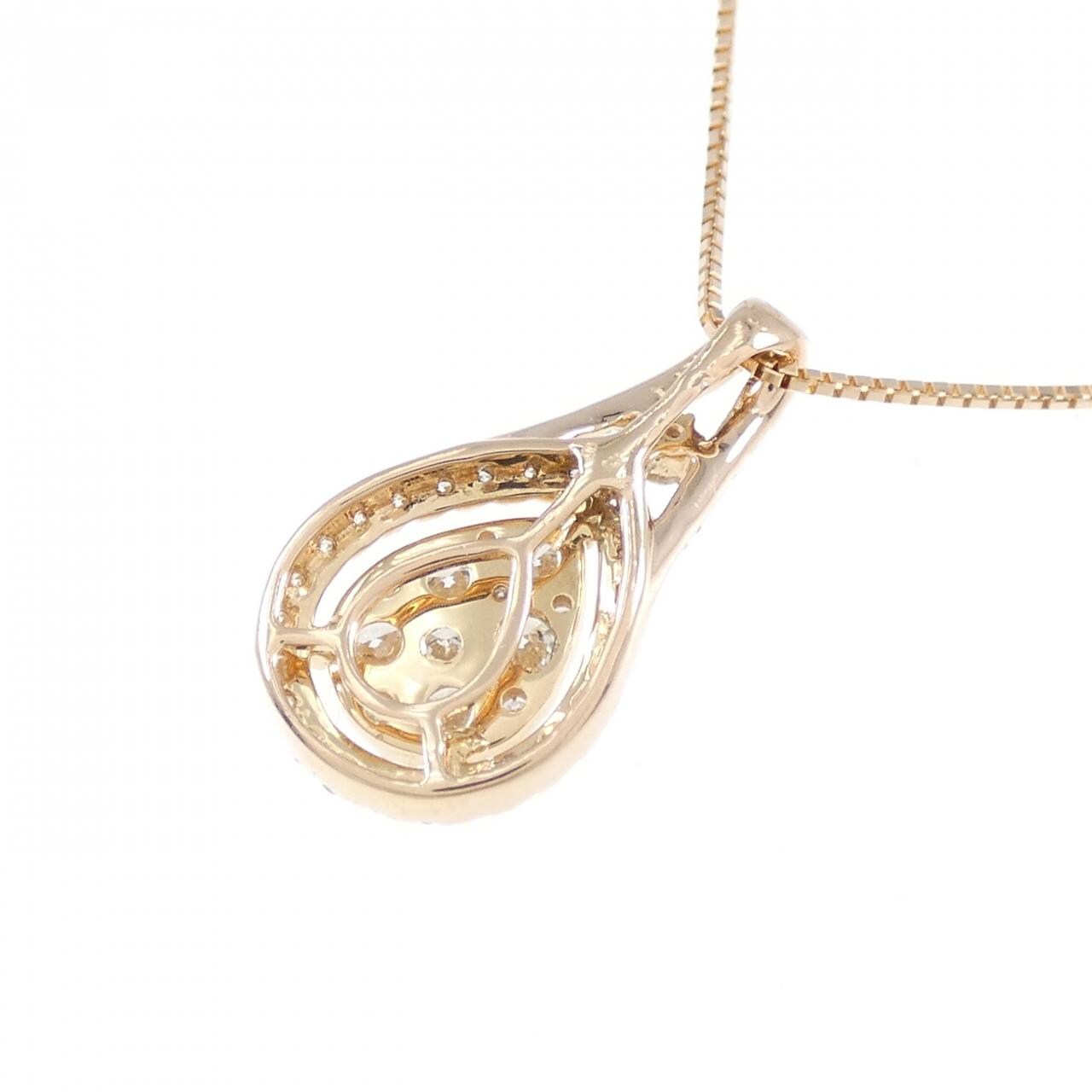K18PG ダイヤモンド ネックレス 0.50CT