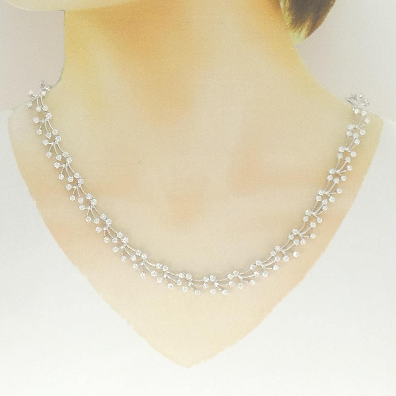 ジュネ ダイヤモンド ネックレス 7.72CT