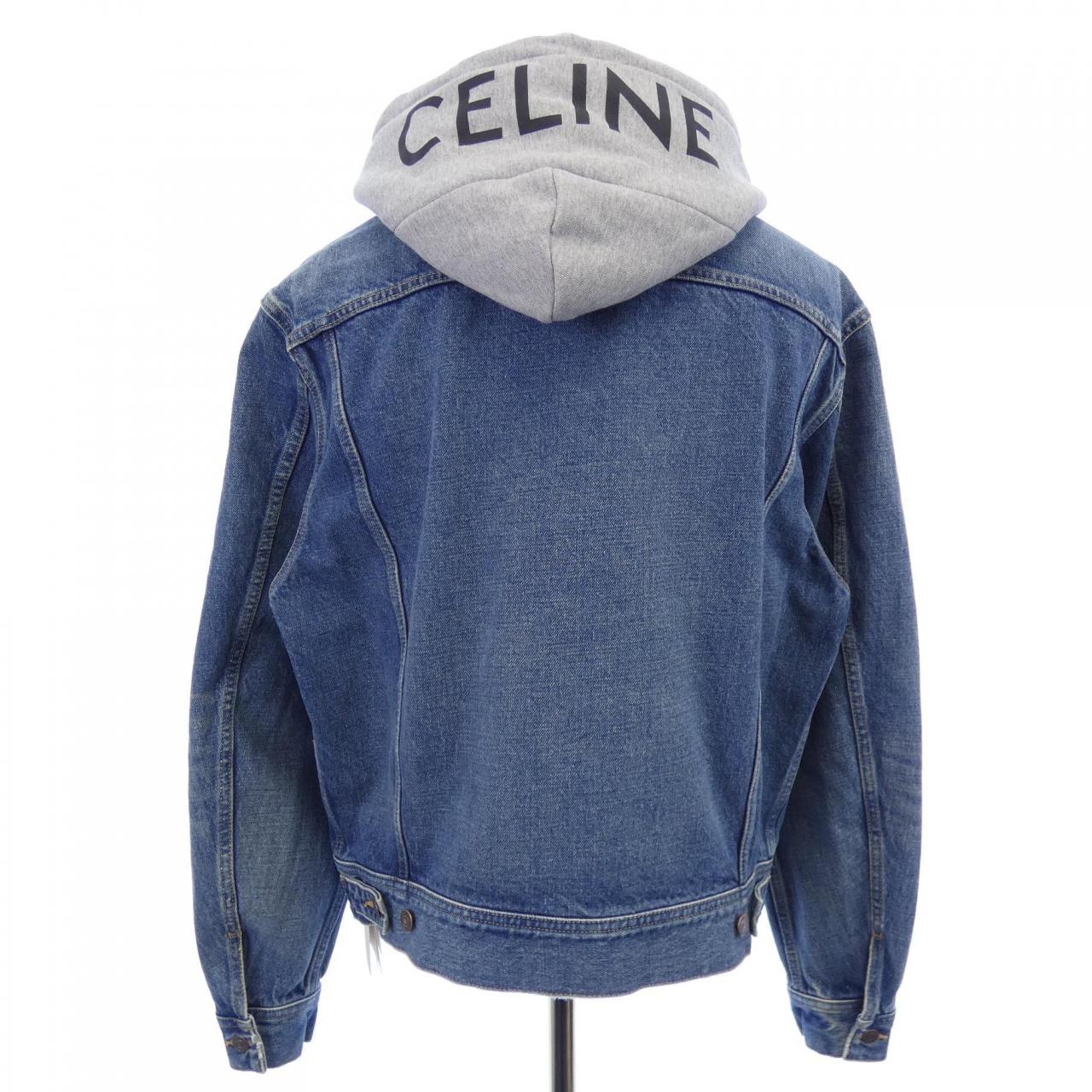 セリーヌ CELINE フード付きトラッカージャケット 2Q472930F デニムジャケット