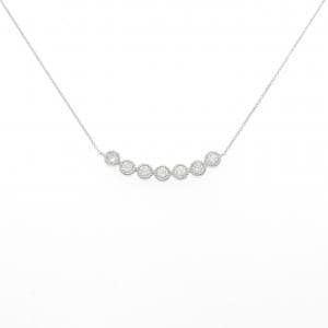 K18WG ダイヤモンド ネックレス 0.56CT