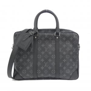 LOUIS VUITTON Monogram Eclipse Porte Document Voyage M46457 包