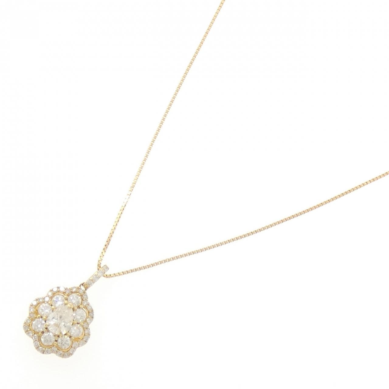 K18YG ダイヤモンド ネックレス 0.409CT