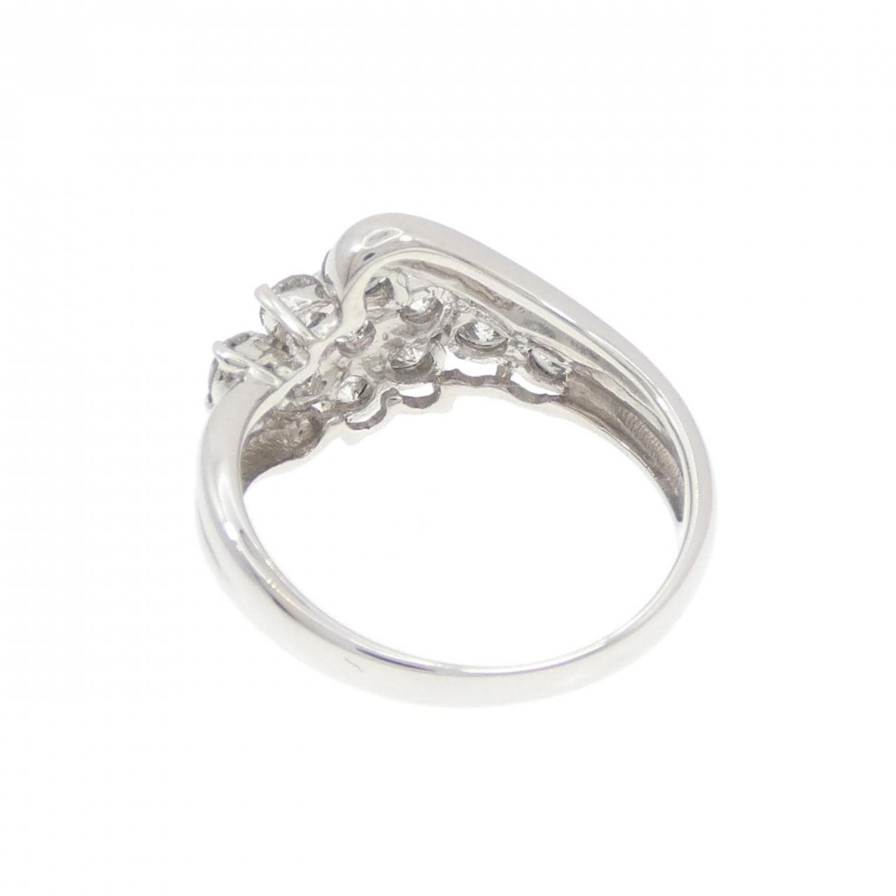 PT900 フラワー ダイヤモンド リング 1.00CT