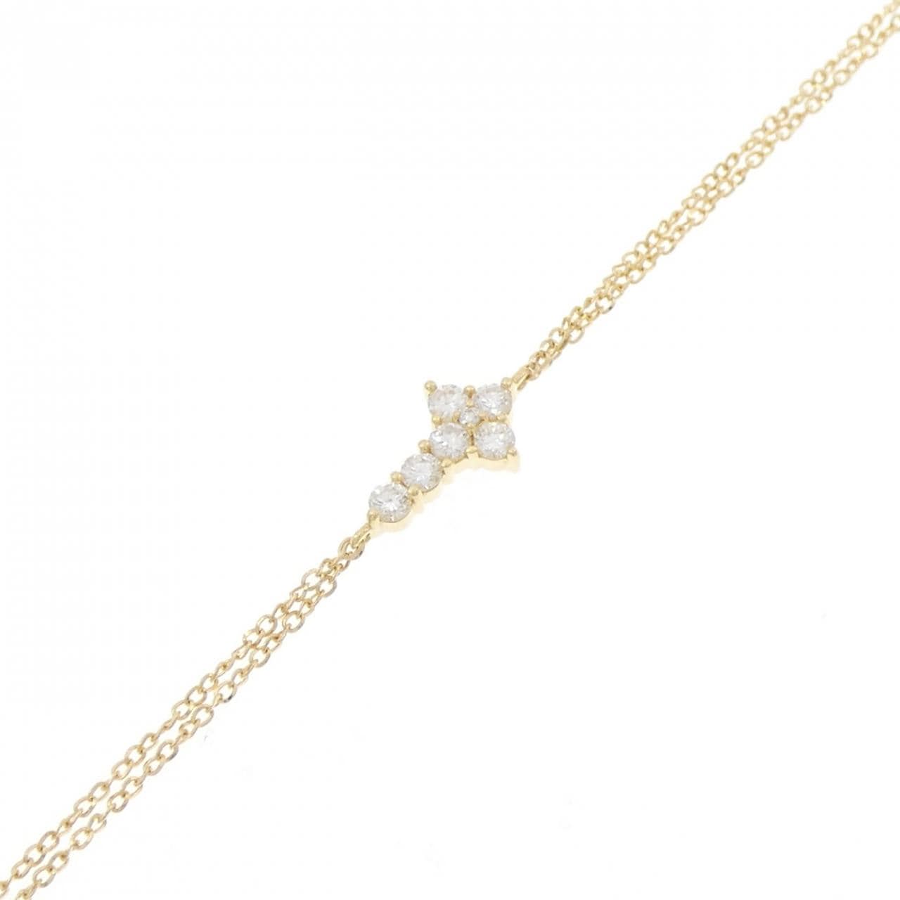 K18YG ダイヤモンド ブレスレット 0.21CT