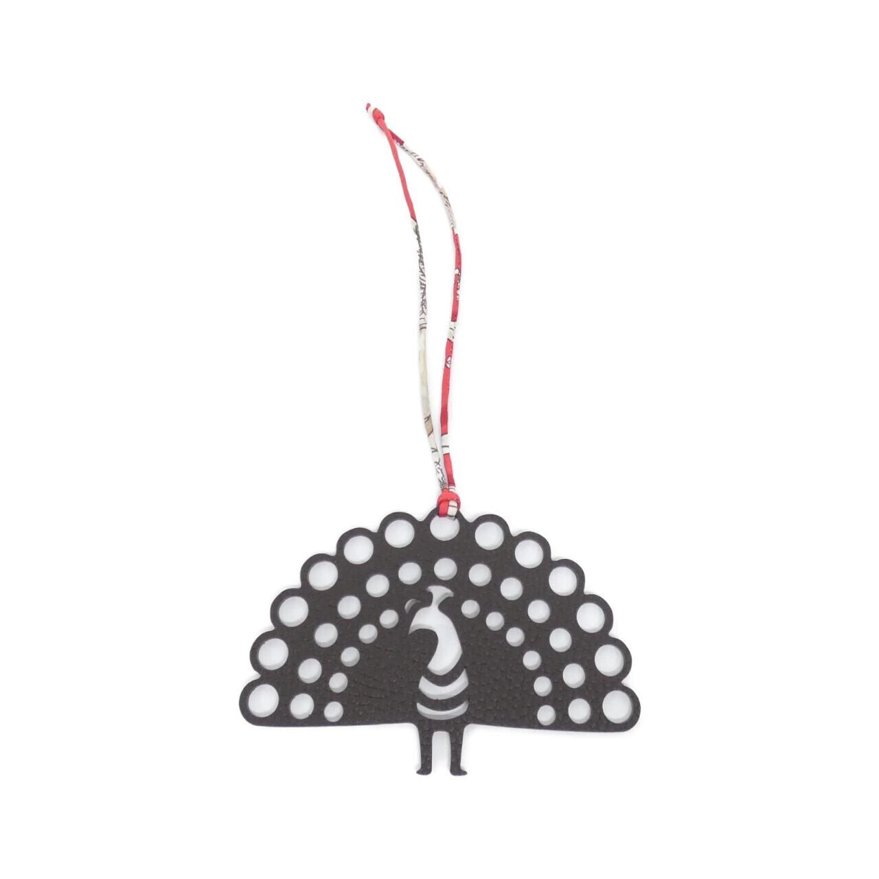 エルメス PEACOCK 1105138 バッグチャーム