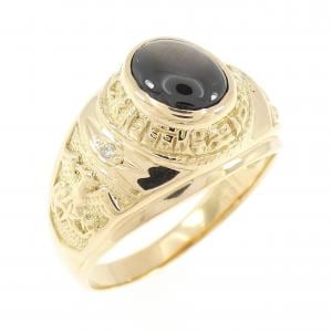 K18YG スターサファイヤ リング 2.00CT