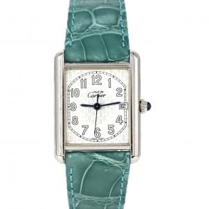 【ノーメンテナンス還元価格】カルティエ マストタンクデイトLM W1014354 シルバー クォーツ