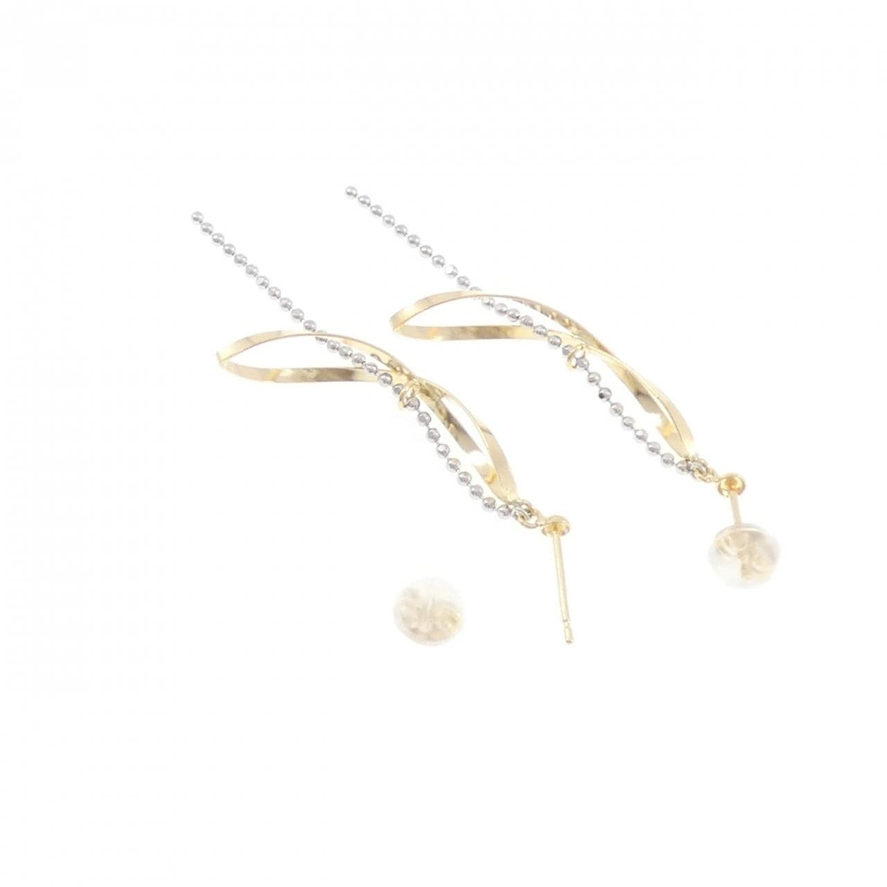 K18YG/K14WG ピアス