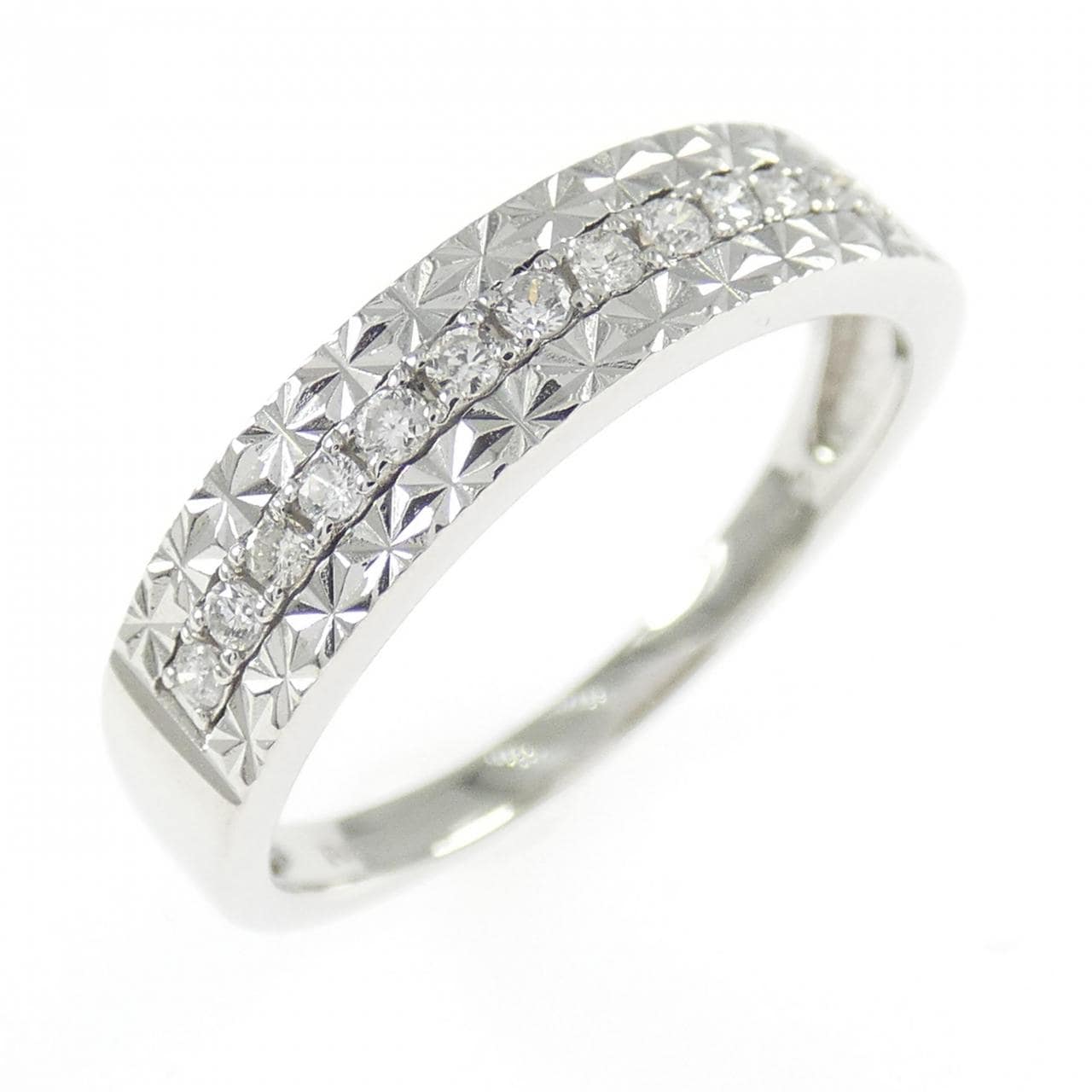 PT950 ダイヤモンド リング 0.12CT