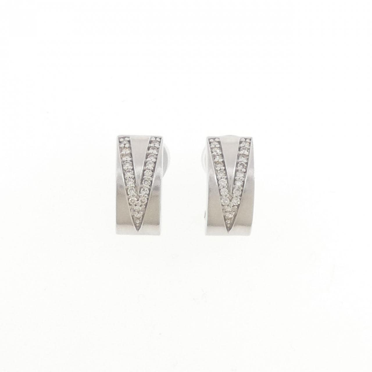 K18WG ダイヤモンド ピアス/イヤリング 0.30CT