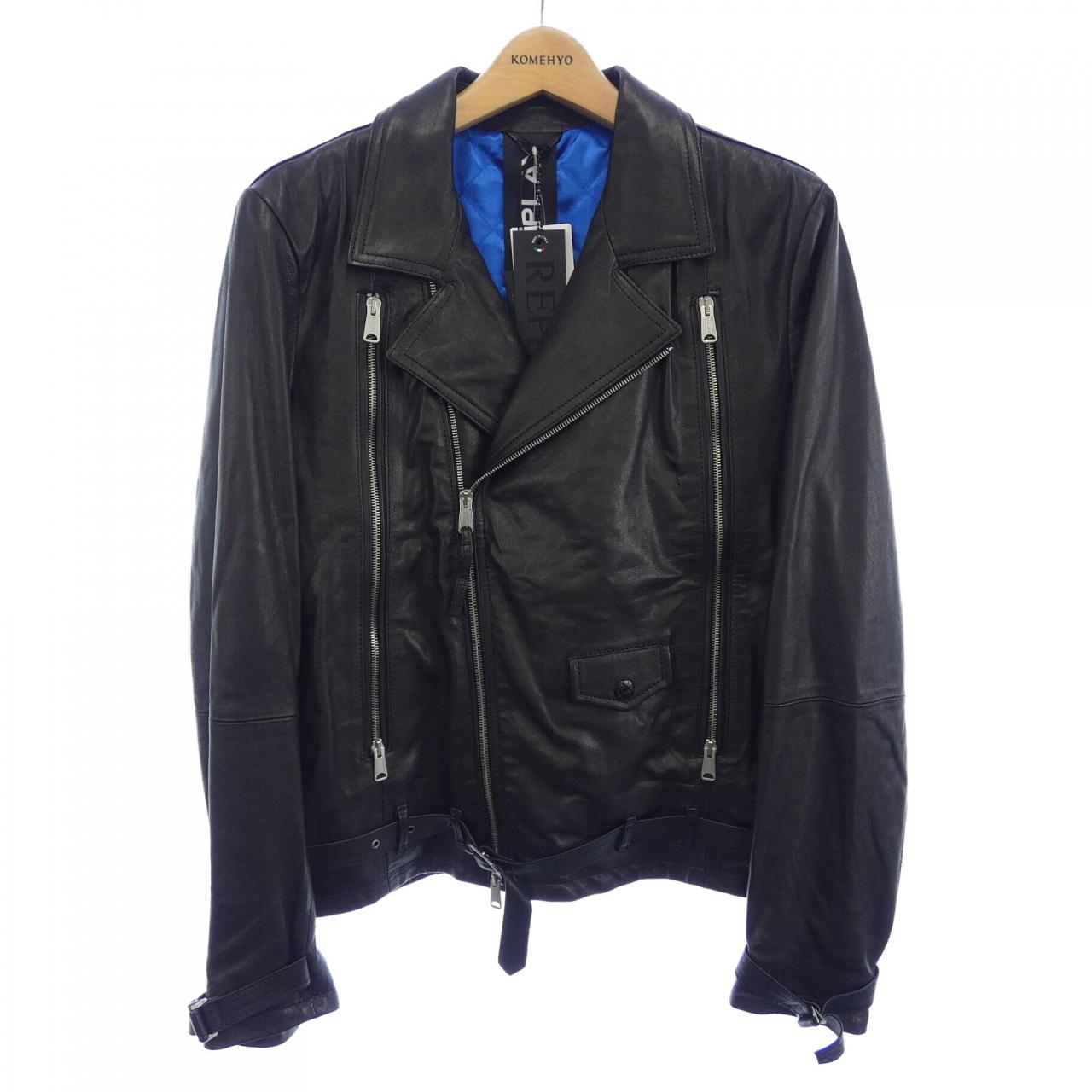 リプレイ REPLAY M8030 レザーライダースジャケット