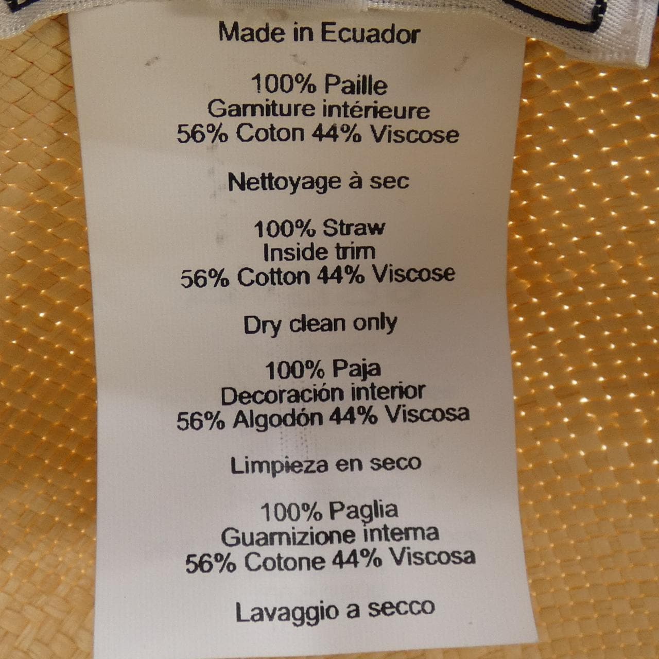 エルメス HERMES パナマ･ブリーサ/クルードセル H221067N ライリー キャップ