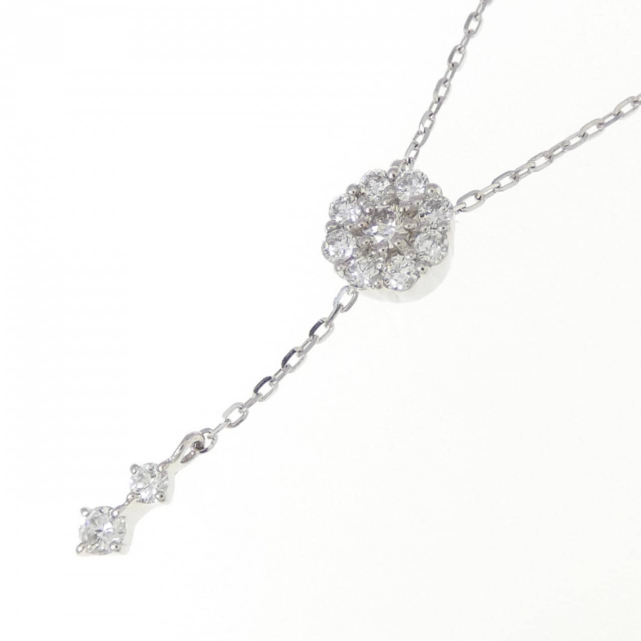 ポンテヴェキオ ダイヤモンド ネックレス 0.12CT