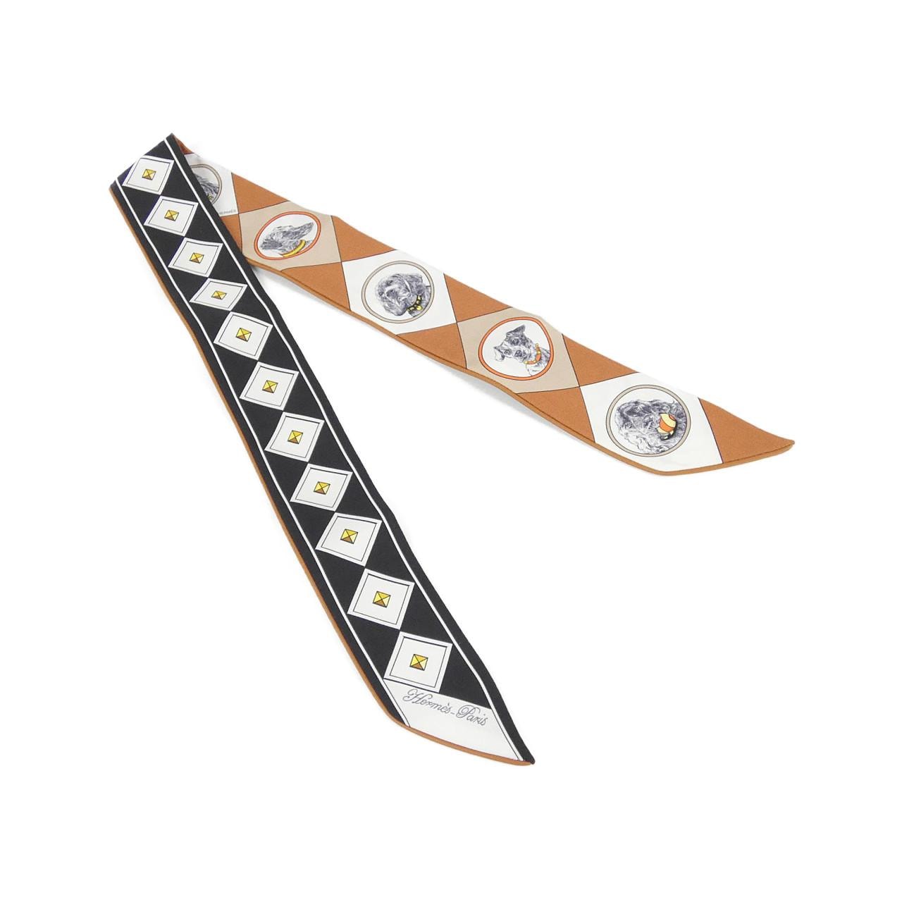 エルメス COLLIERS ET CHIENS ツイリー 063453S スカーフ