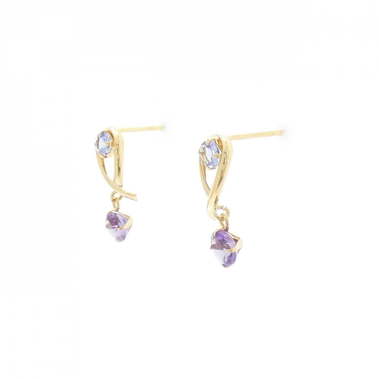 K18YG タンザナイト ピアス