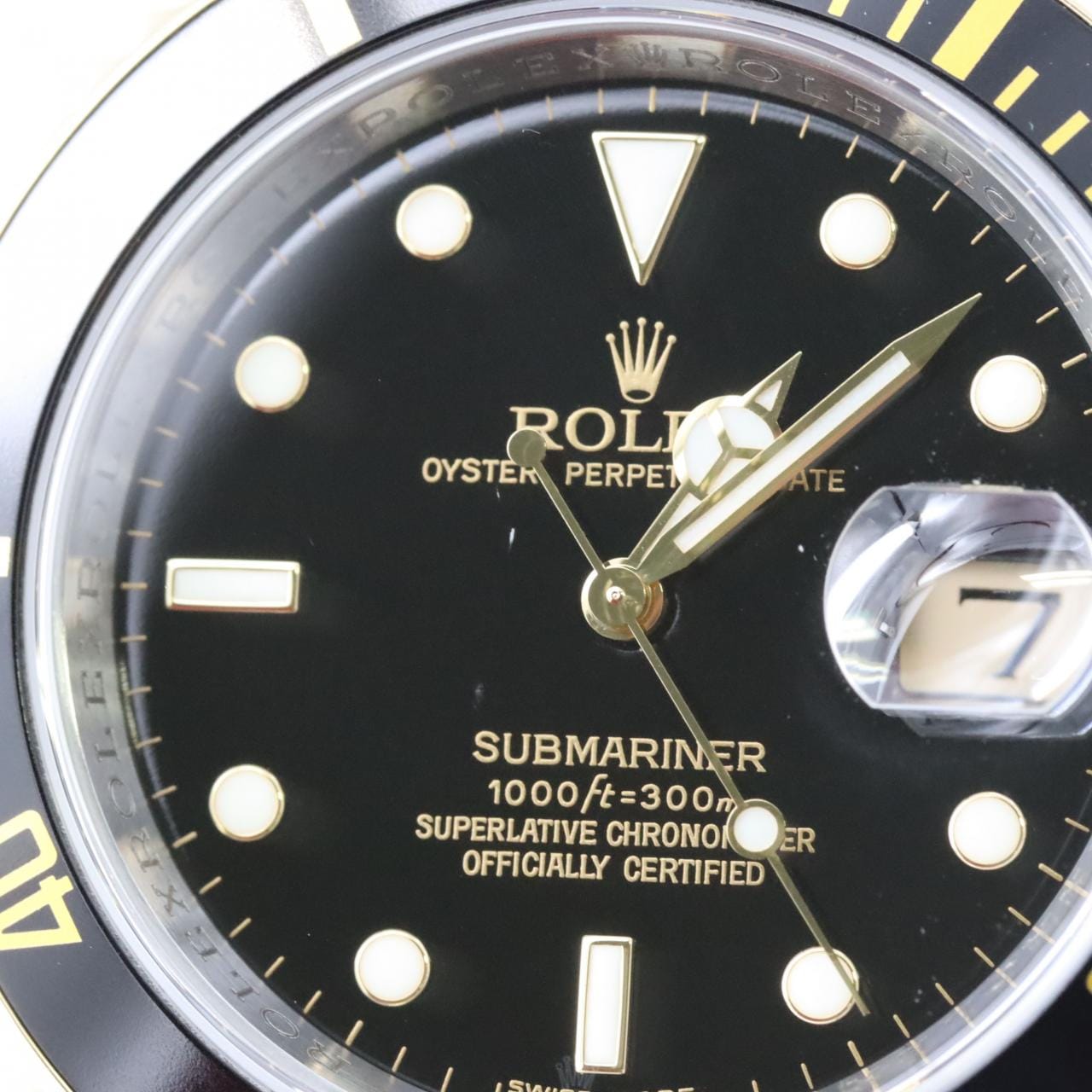 ROLEX Submariner Date 16613 SSxYG Automatic V