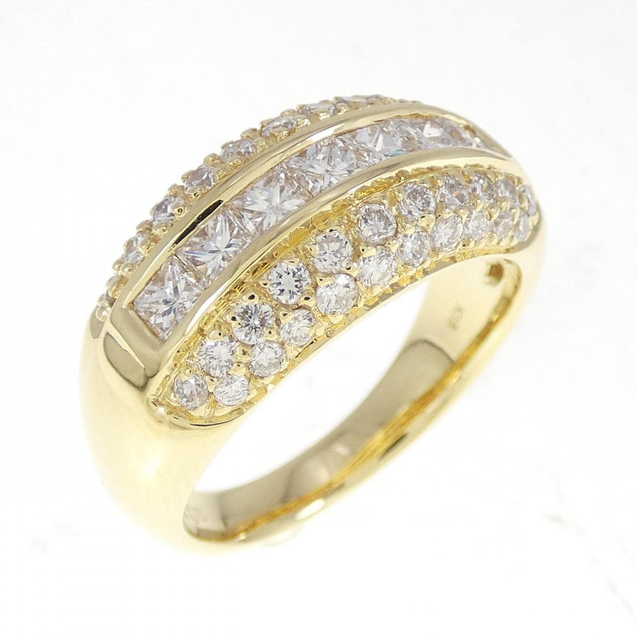 K18YG ダイヤモンド リング 0.63CT