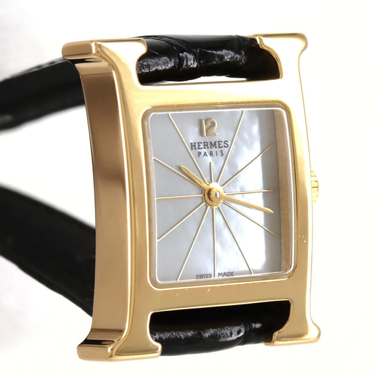 エルメス Hウォッチ YG HH1.185 YG クォーツ