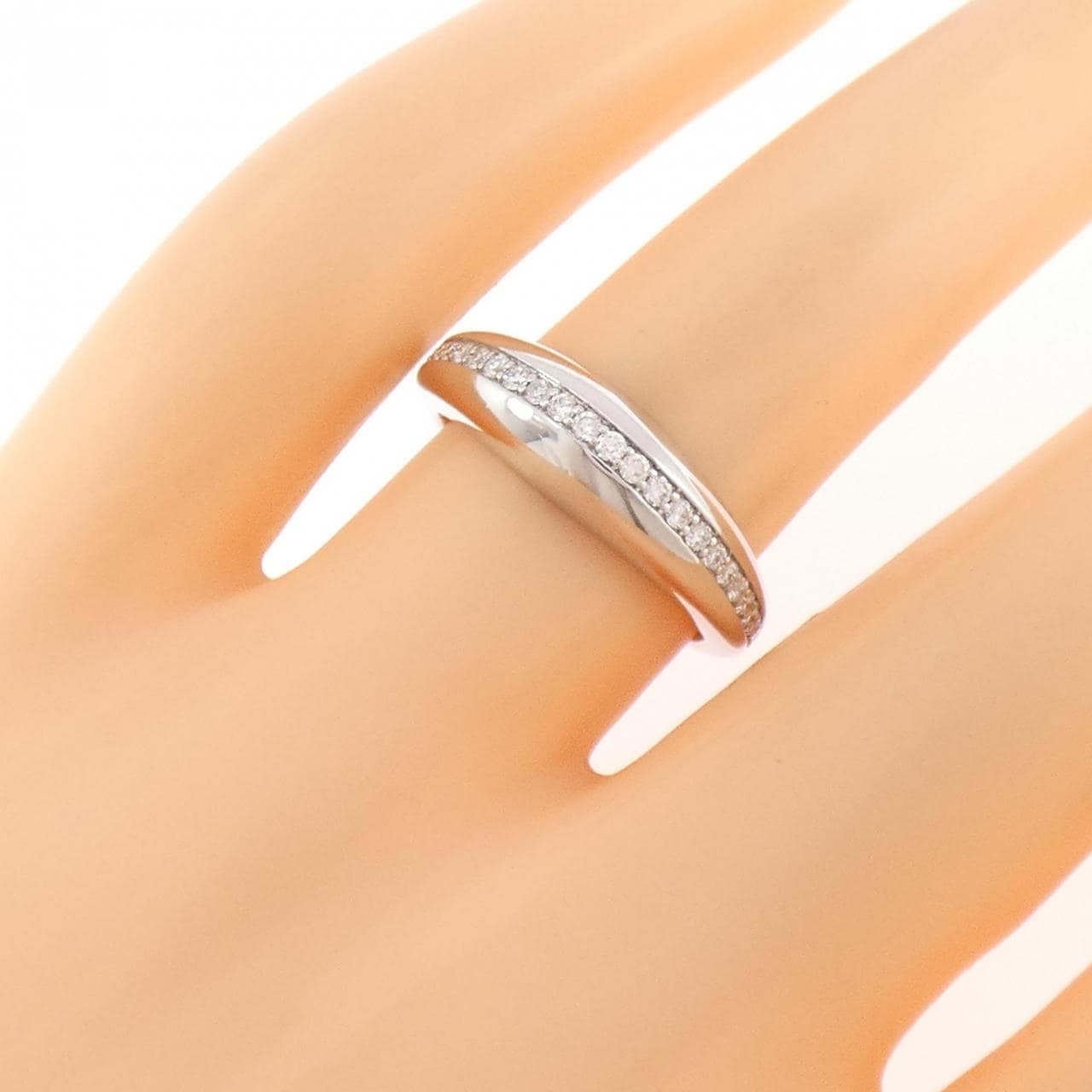 【新品】K18WG ダイヤモンド リング 0.27CT