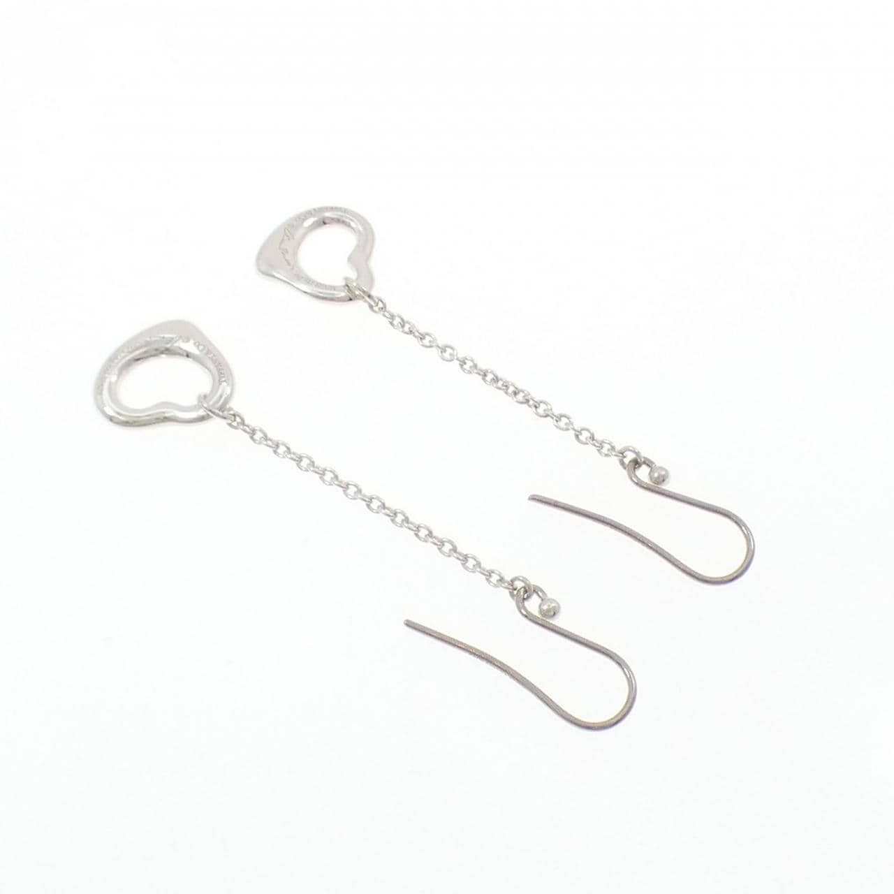 ティファニー オープンハート ドロップ ピアス