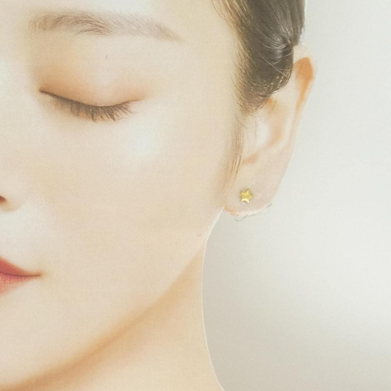 K18YG スター ピアス