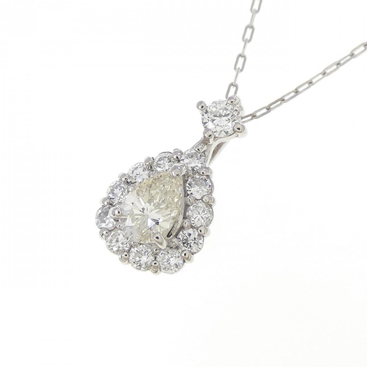 PT950/PT850 ダイヤモンド ネックレス 0.182CT