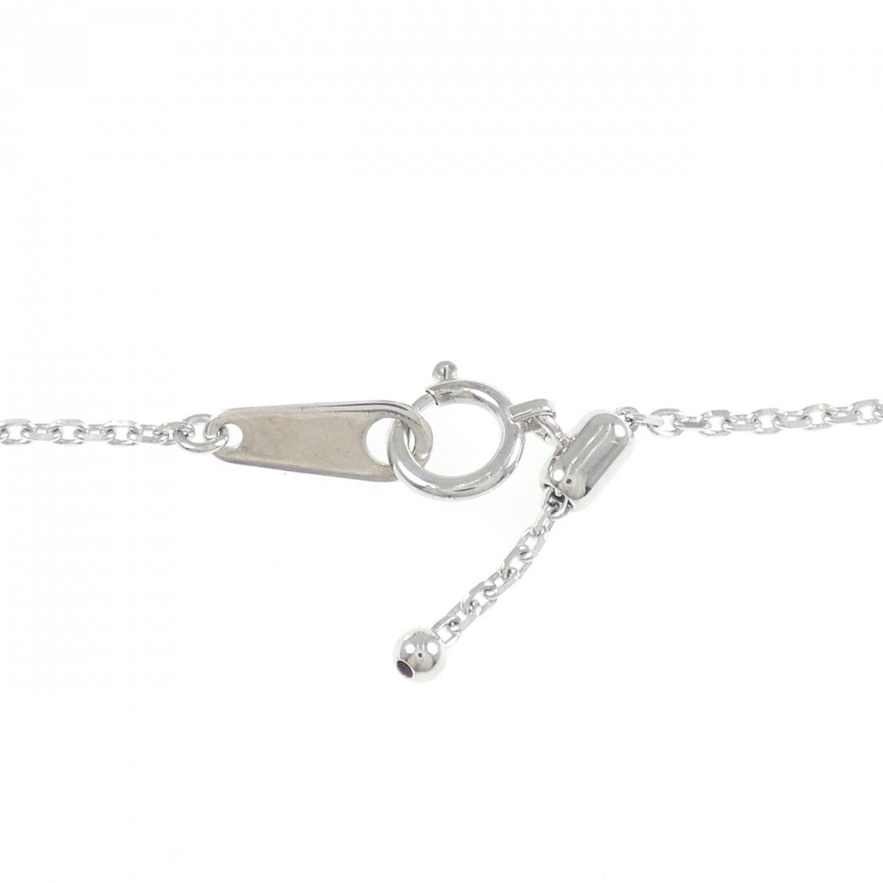 K18WG ダイヤモンド ネックレス 0.81CT