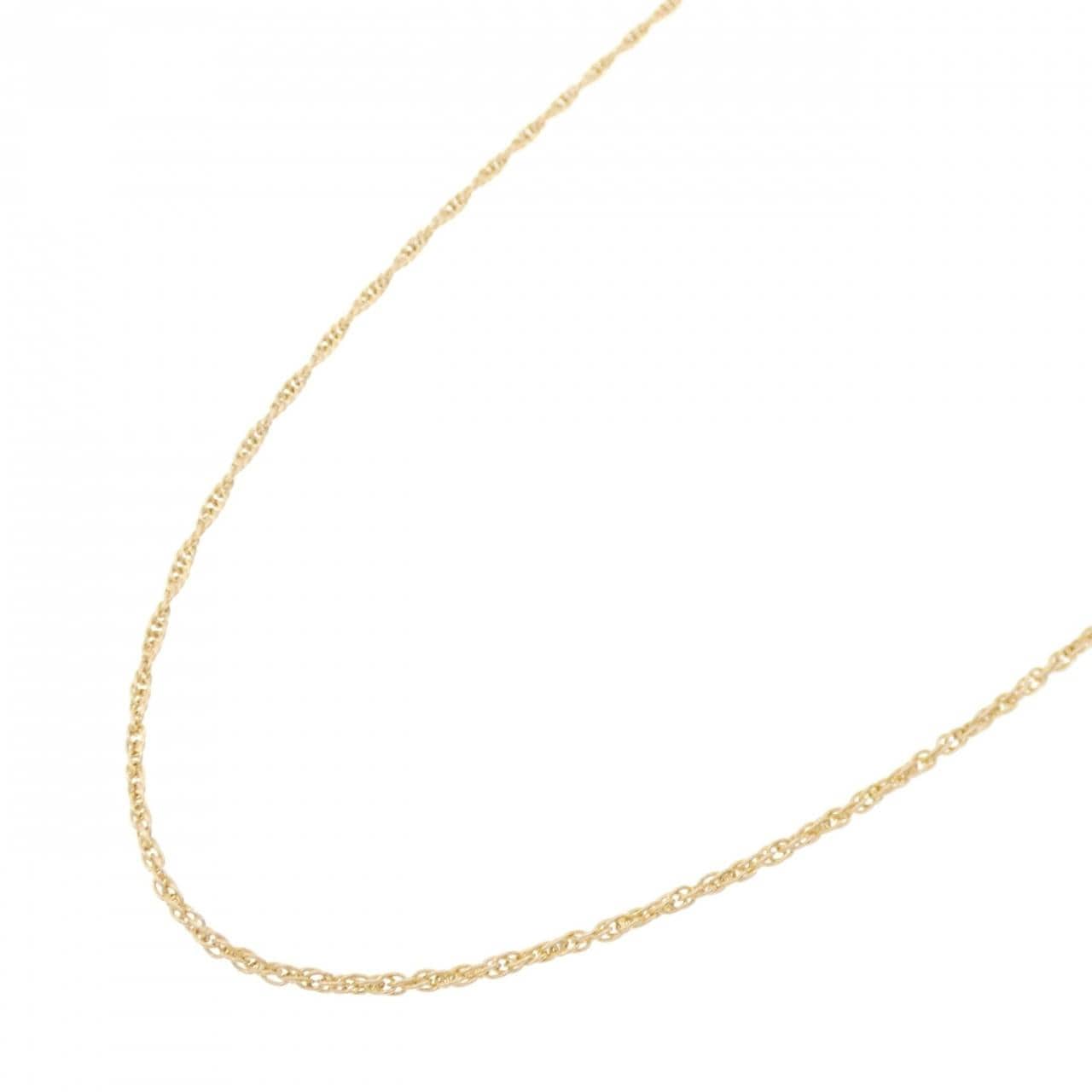 K18YG chain necklace