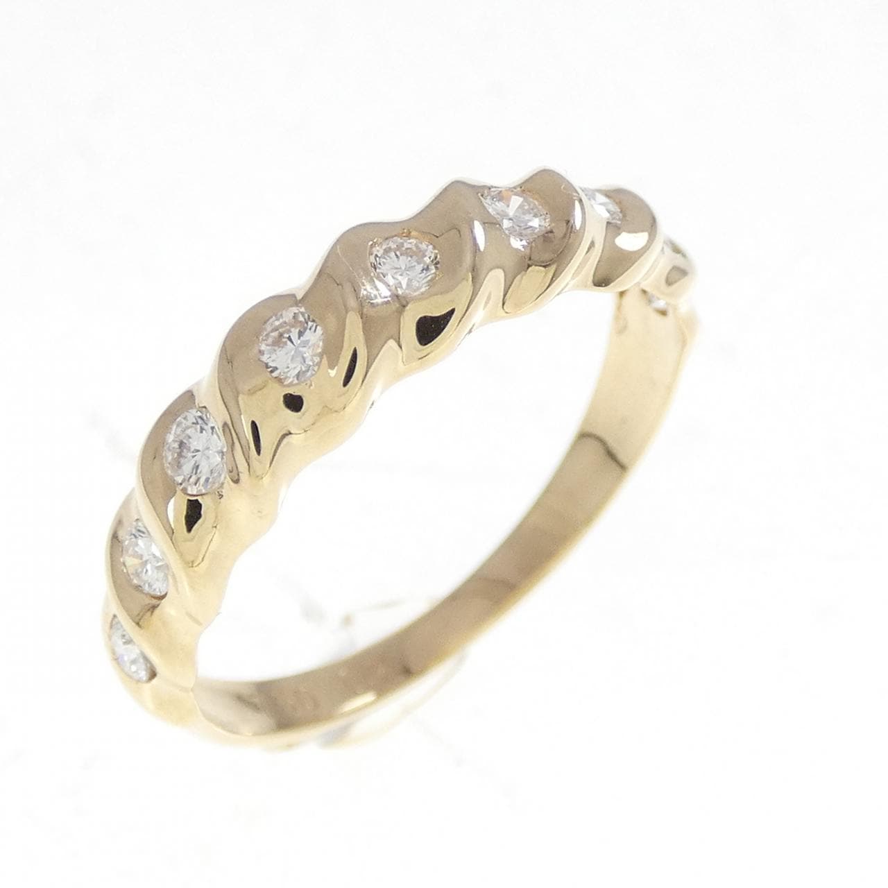 750YG ダイヤモンド リング 0.2CT