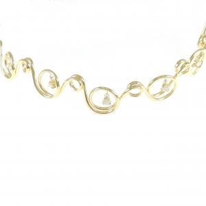 750YG ダイヤモンド ネックレス 0.434CT