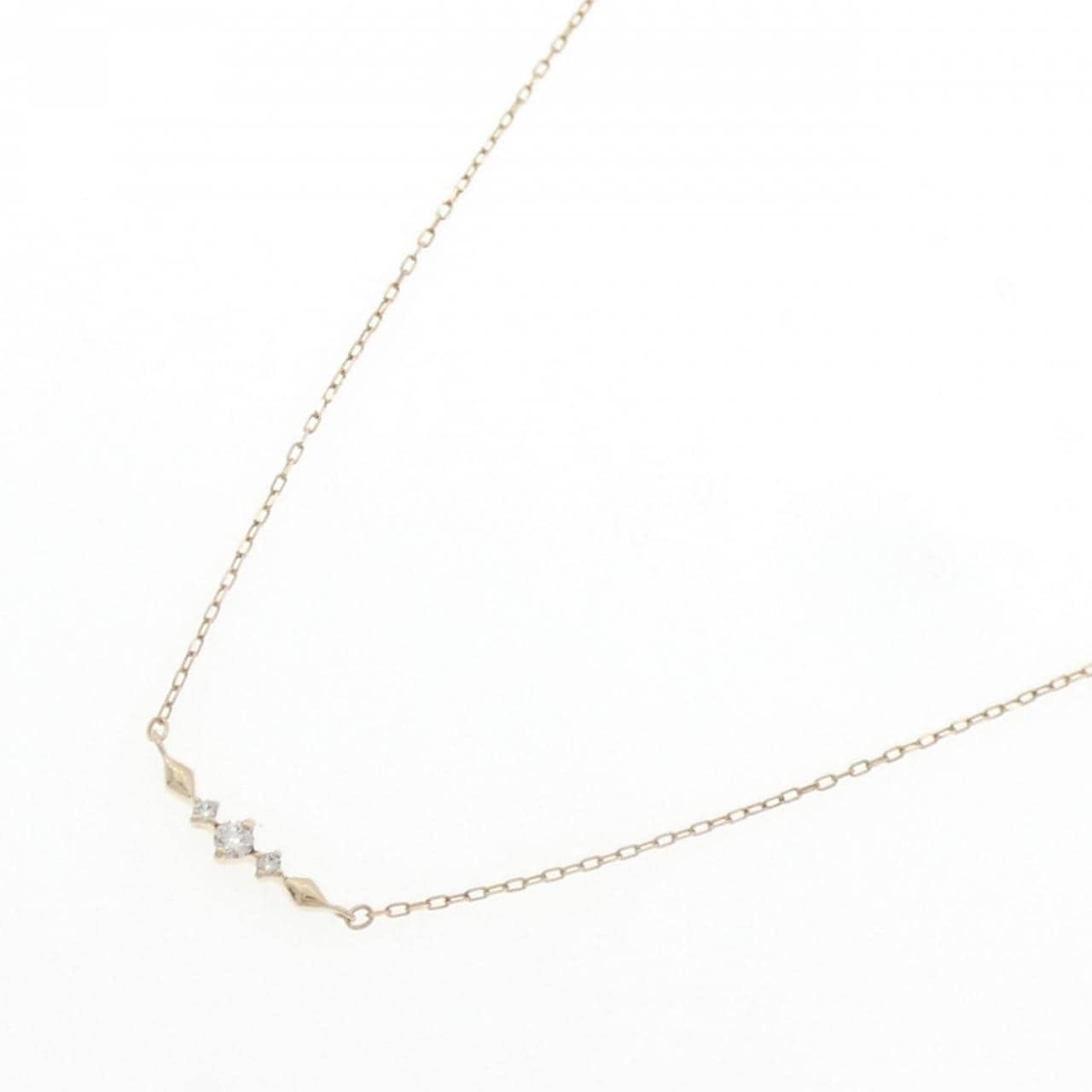 K10YG ダイヤモンド ネックレス