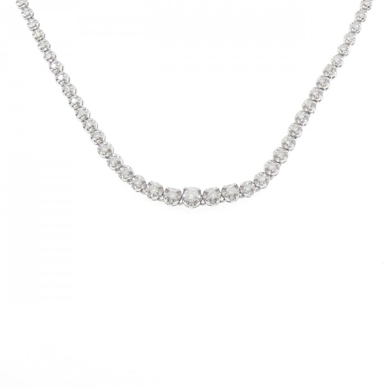 PT850 ダイヤモンド ネックレス 2.00CT