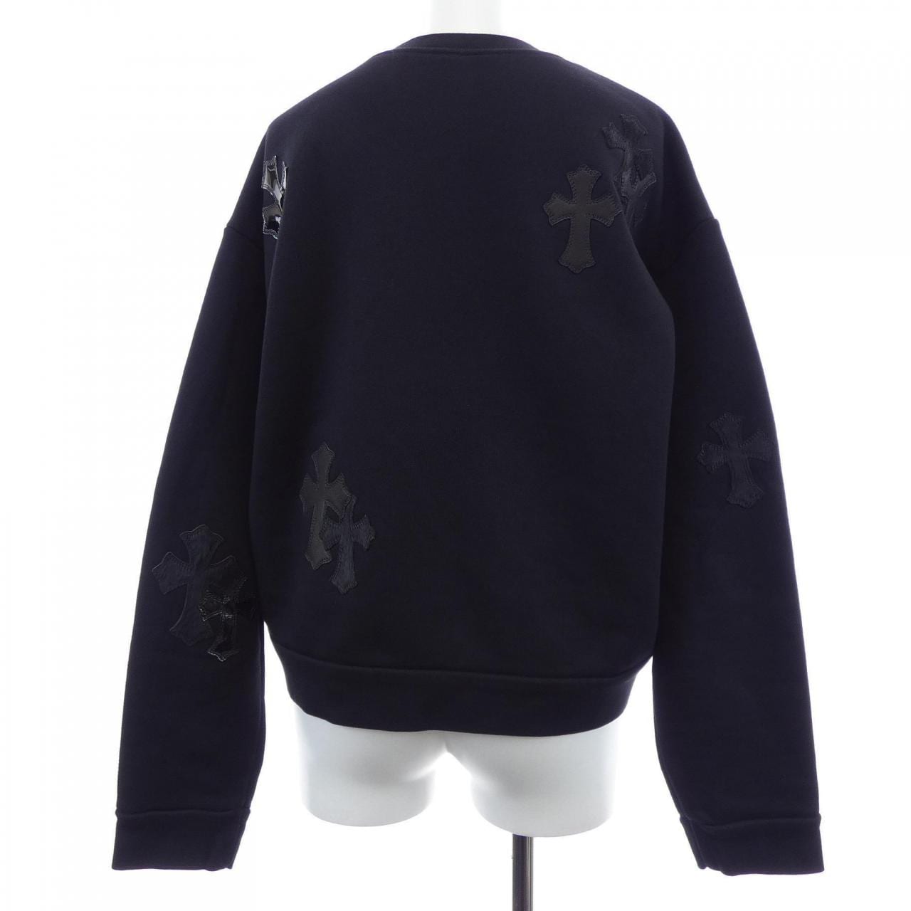 クロムハーツ CHROME HEARTS MULTI LEATHER CROSS PATCH スウェット