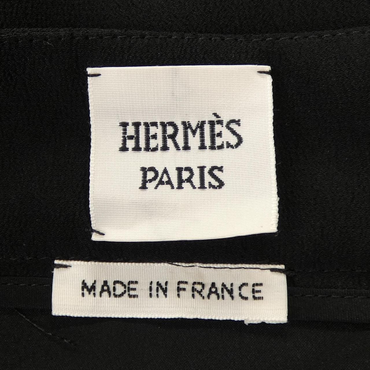エルメス HERMES パネルスカート ジュエル&レザー 2H0316DC スカート