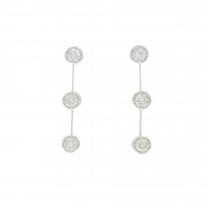 K18WG ダイヤモンド ピアス 0.60CT