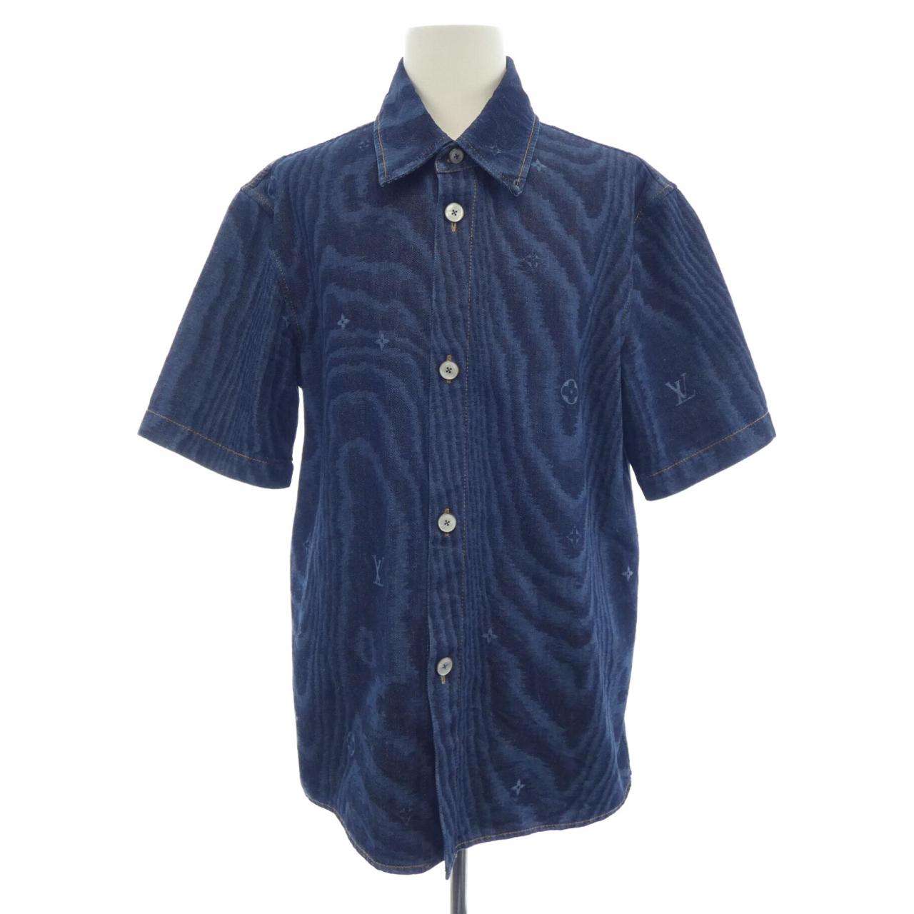 ルイヴィトン LOUIS VUITTON ショートスリーブ デニムシャツ HTS17WVON S/Sシャツ