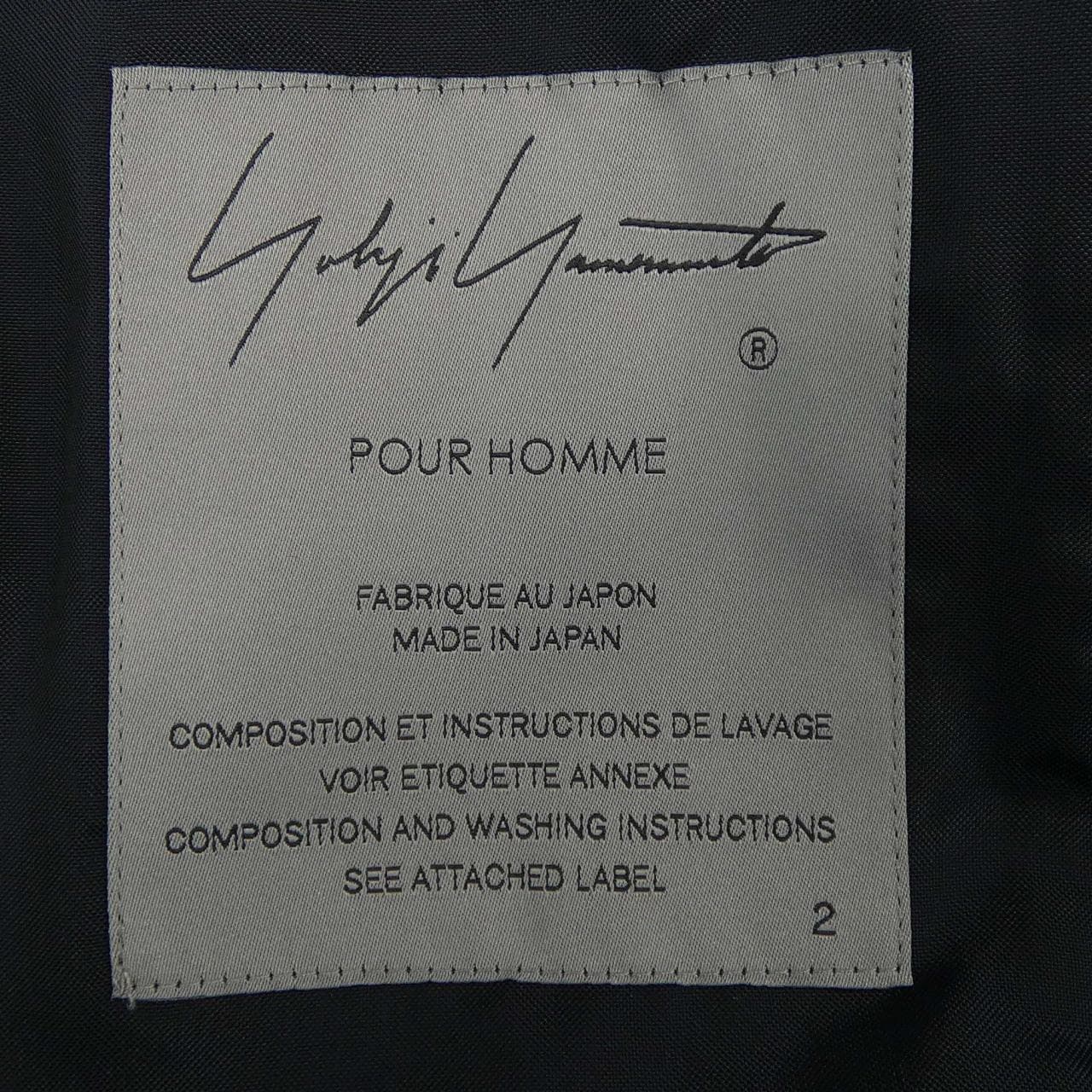 ヨウジヤマモトプールオム YOHJI YAMAMOTO POUR HOMME HO-J53-101 ジャケット