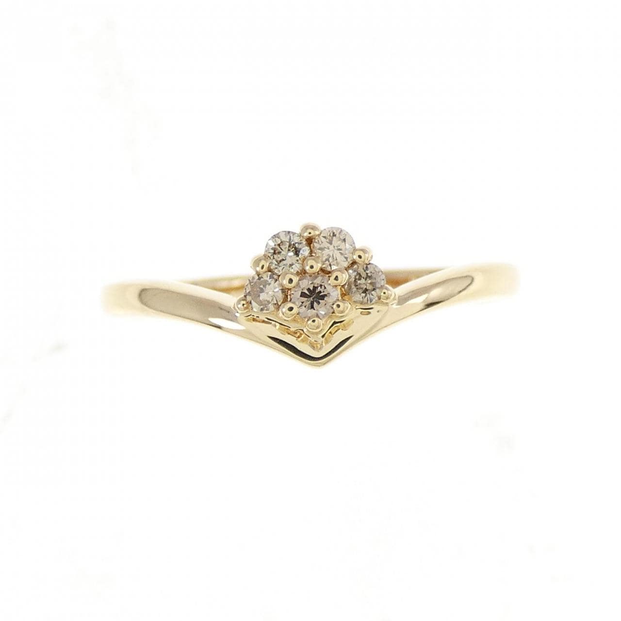 K18YG ダイヤモンド リング 0.11CT