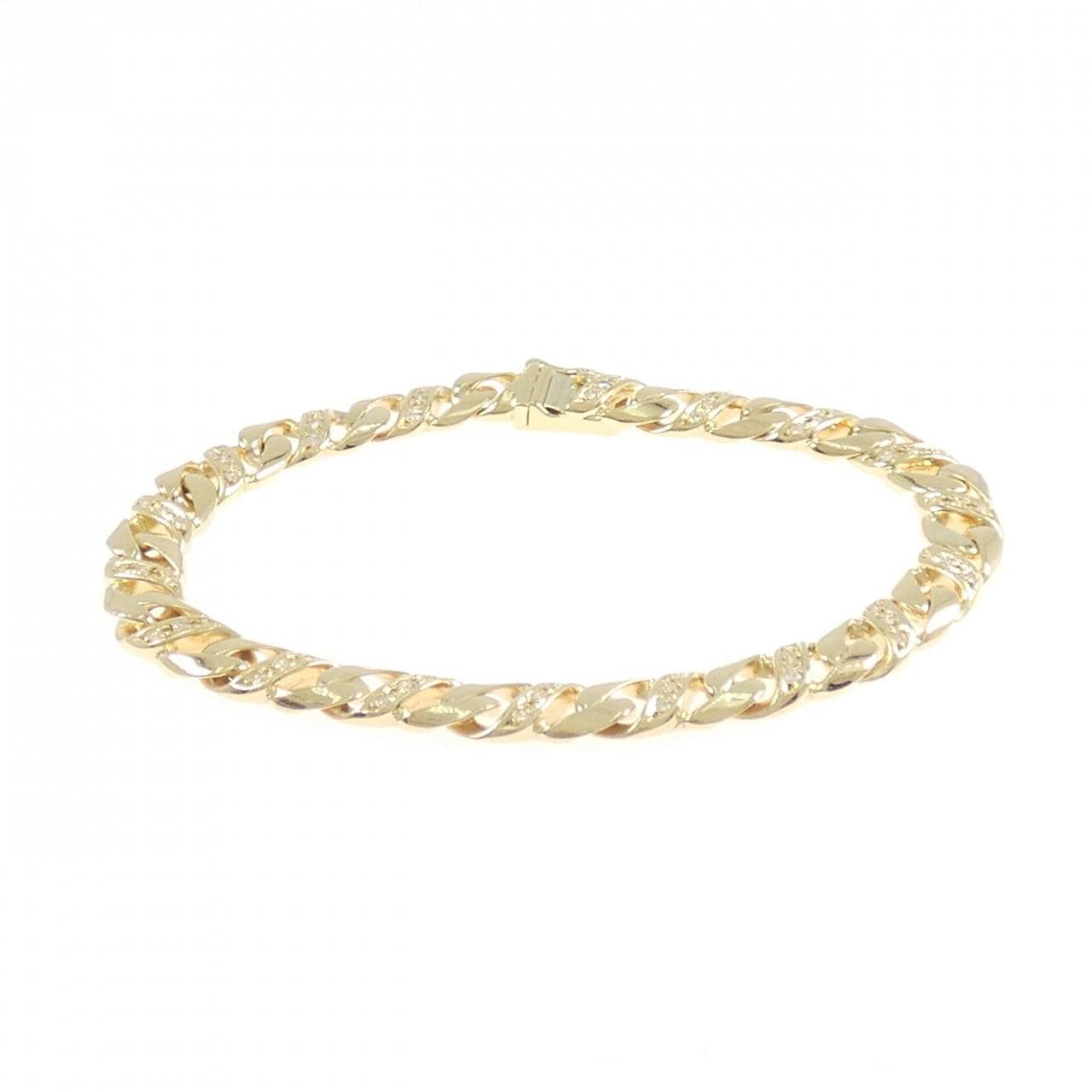 K18YG ダイヤモンド ブレスレット 0.50CT