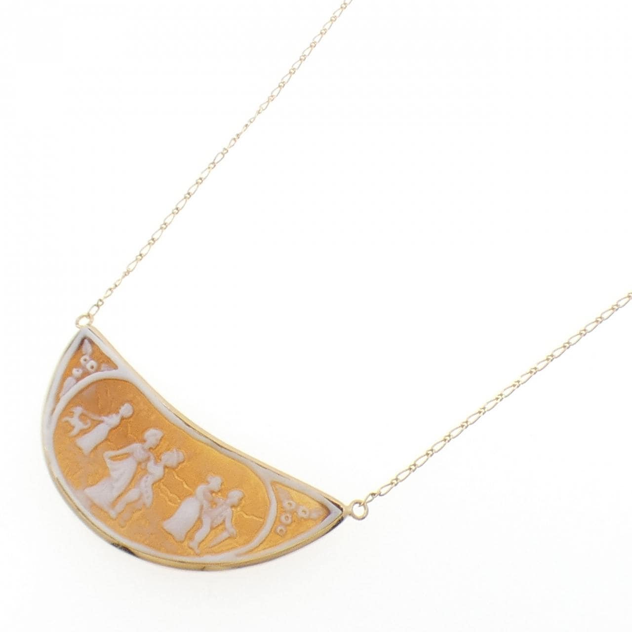 750YG シェルカメオ ネックレス