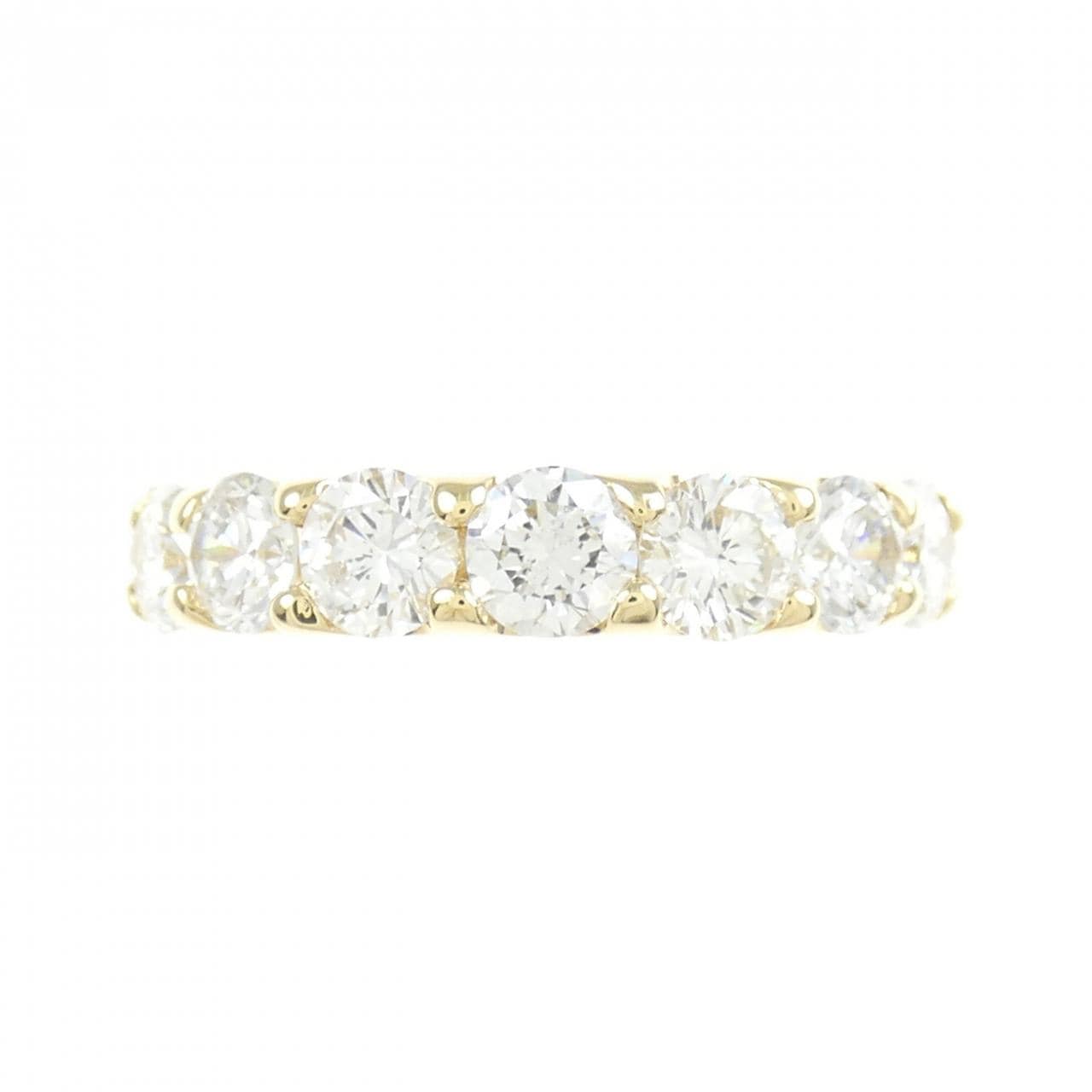 K18YG Diamond Ring 2.000CT G SI1-SI2 VG-GOOD