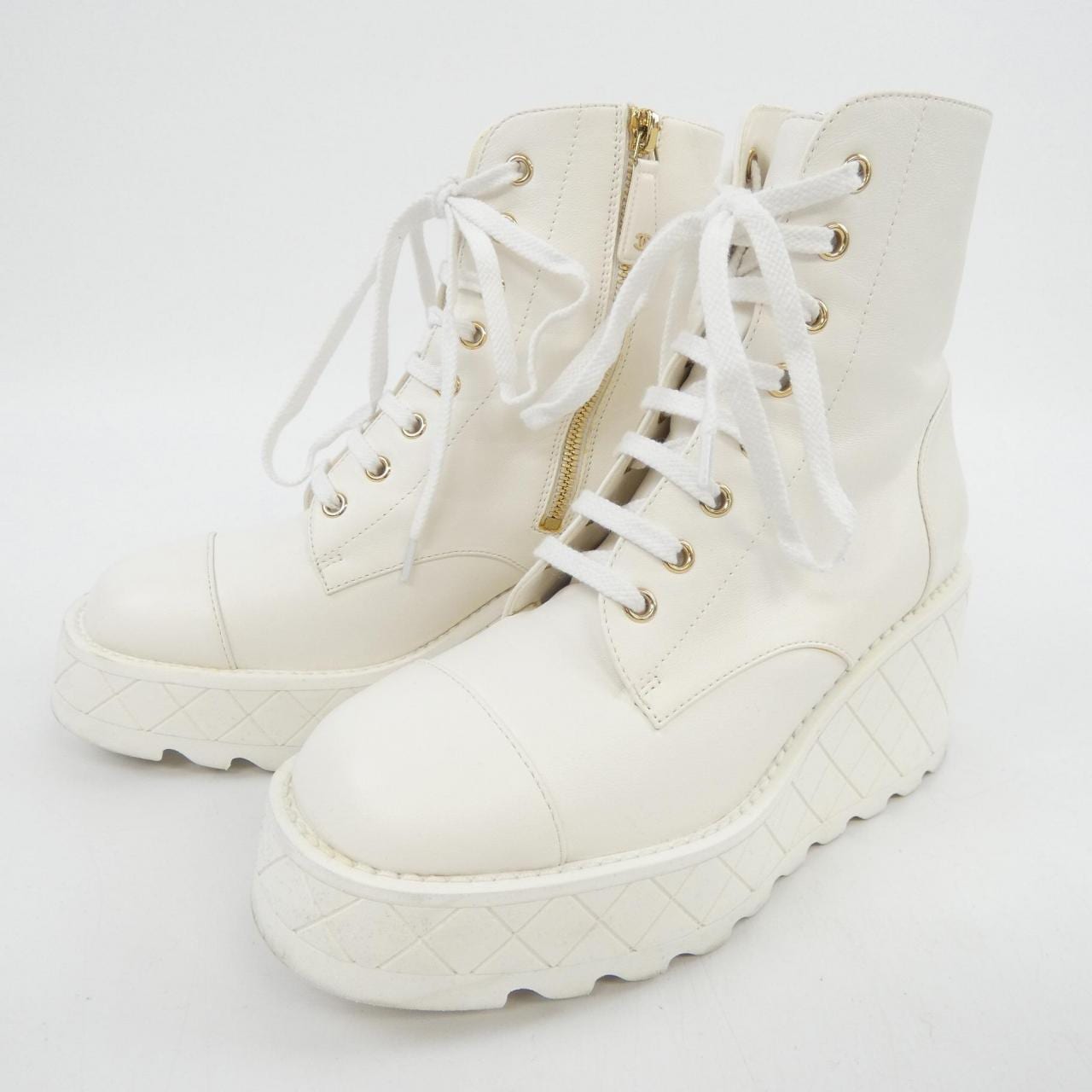 シャネル CHANEL コンバットブーツ COMBAT BOOTS G45388X01000 ブーツ