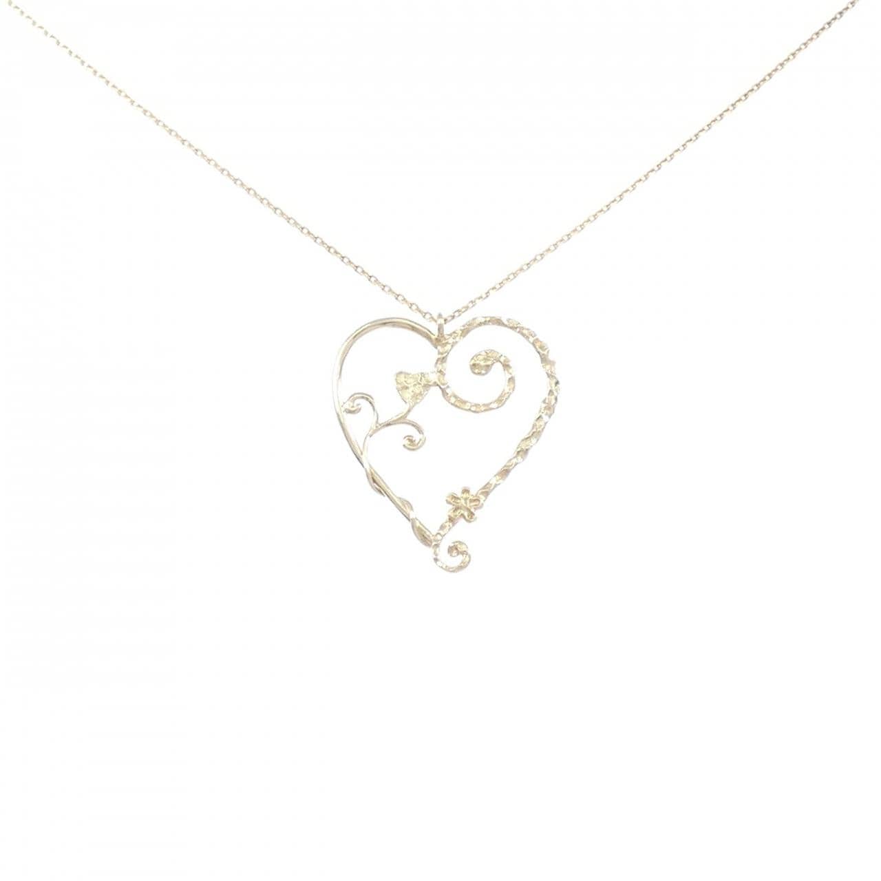 スタージュエリー K10YG ハート ネックレス