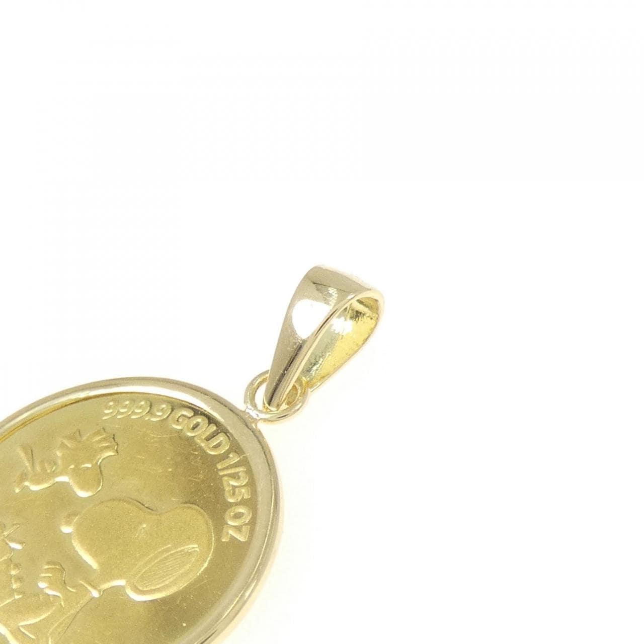 K18YG(枠) コイン ペンダント
