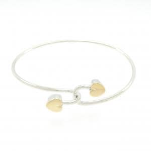 ティファニー ソリッドダブルハート バングル