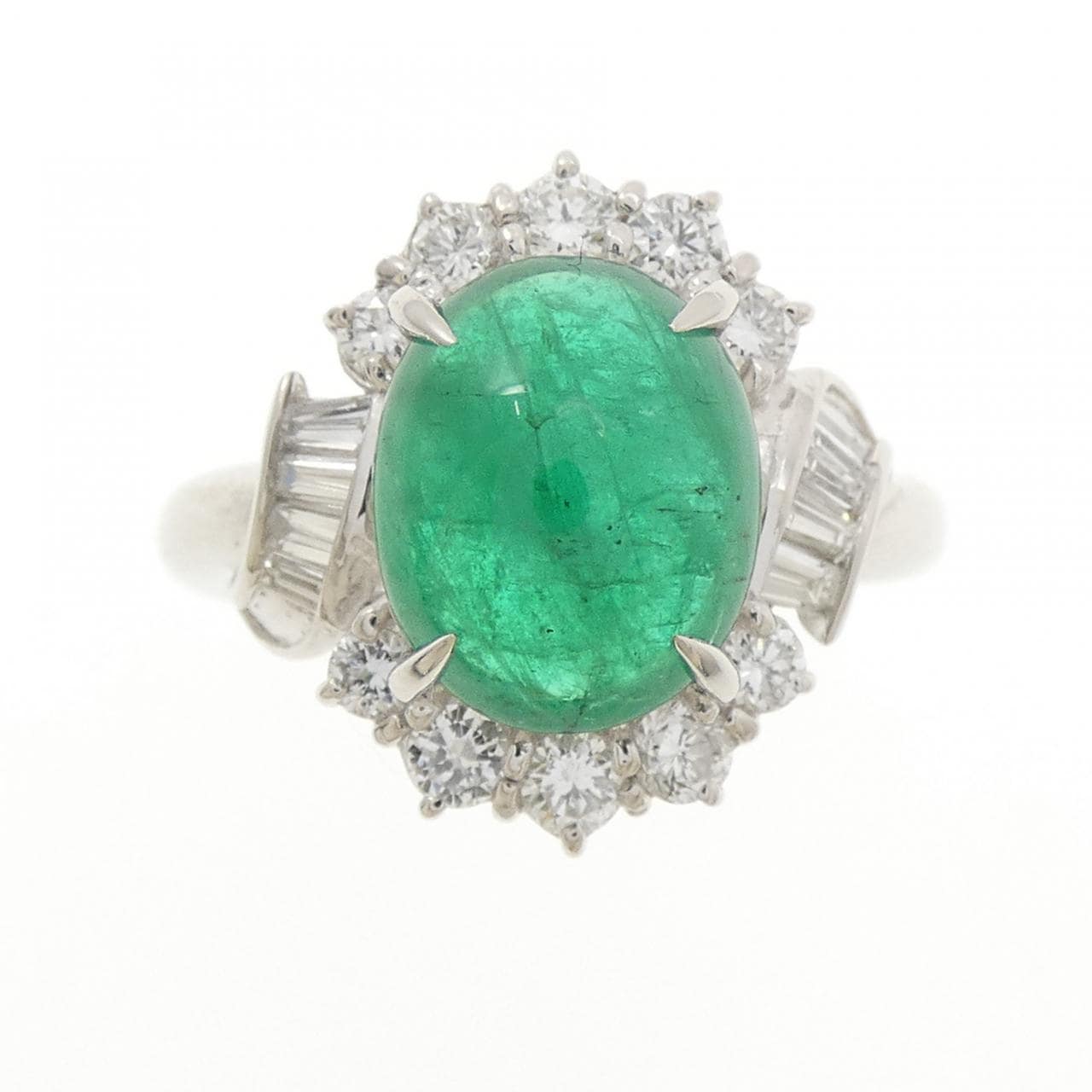 PT900 エメラルド リング 2.46CT