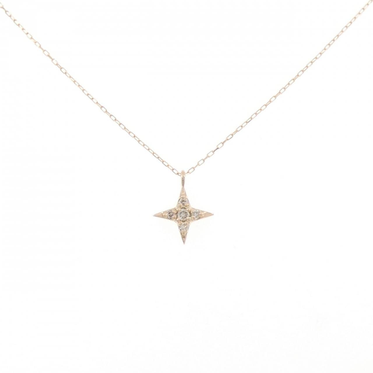 K10PG ダイヤモンド ネックレス 0.04CT