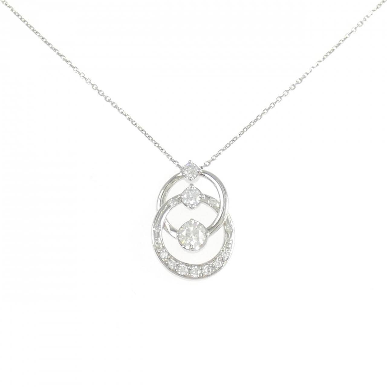 PT900/PT850 ダイヤモンド ネックレス 0.218CT K SI1 3EXT H&C